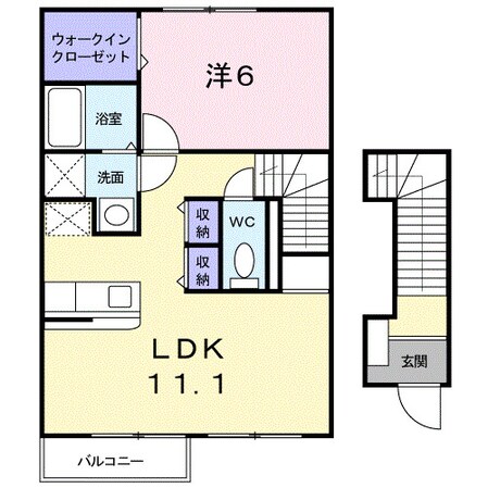 アトラクティブリブＹＫの物件間取画像